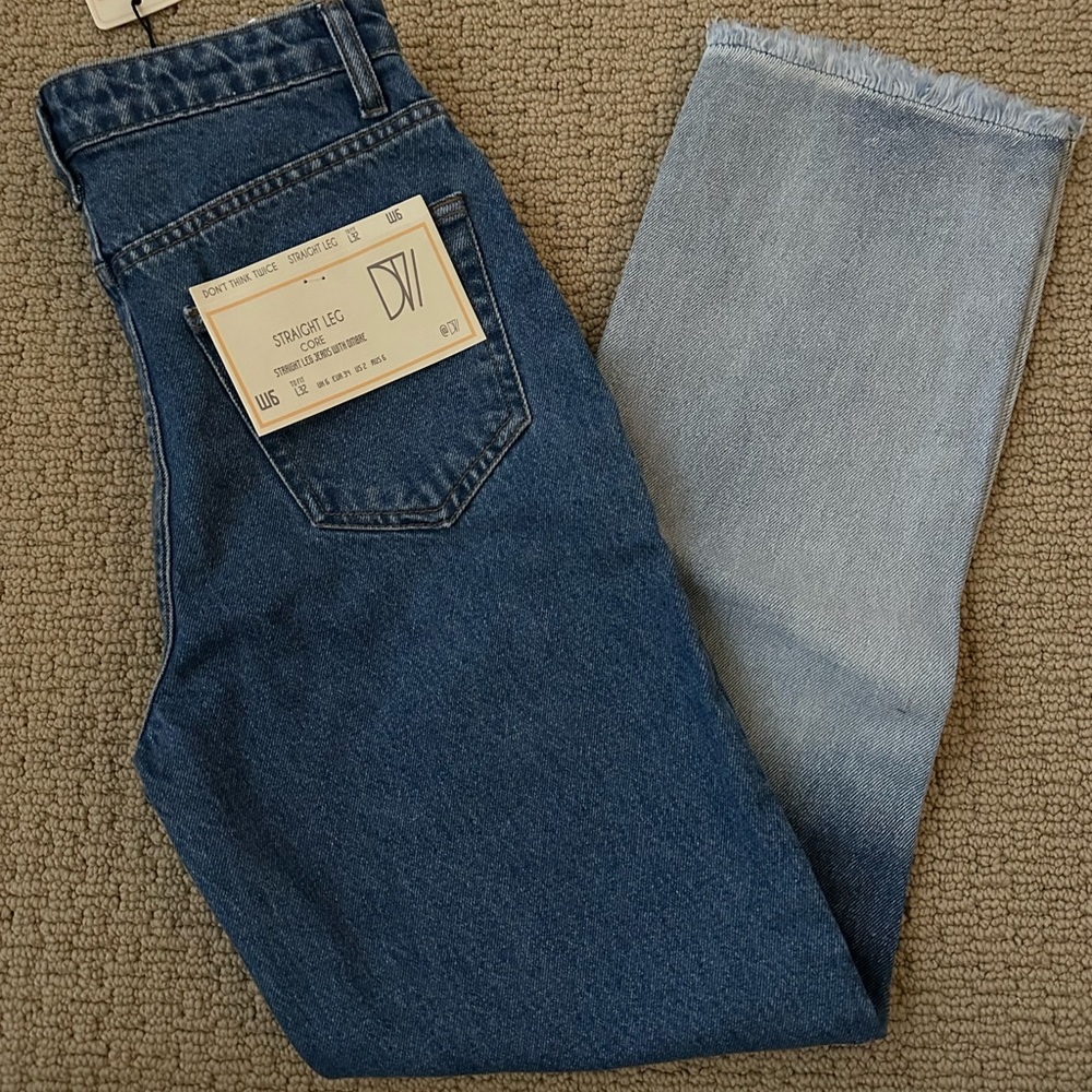 NWT OMBRÉ STRAIGHT JEANS
